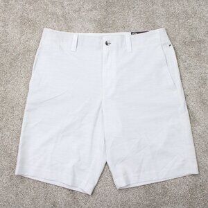 Callaway Opti-Dri Shorts NWT Men 32 Gray Flat Front Stretch Waistband 10" inseam